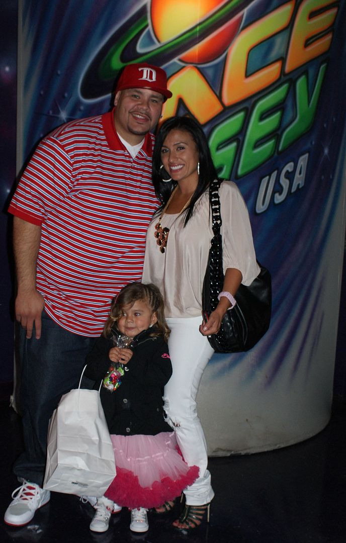 Fat Joe, Wife Lorena And Daughter Azaryah Photo by spaceodyssey